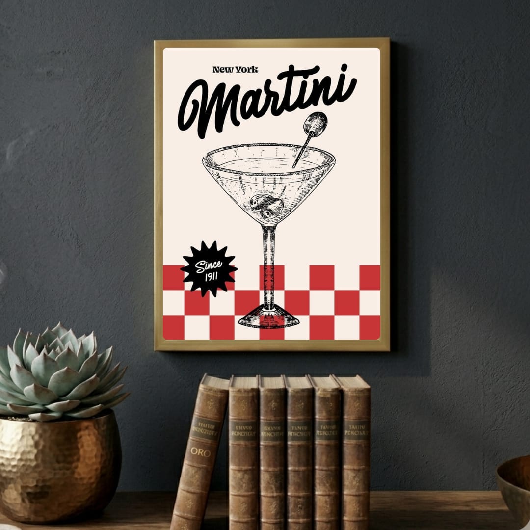 bar and restaurant decoration martini