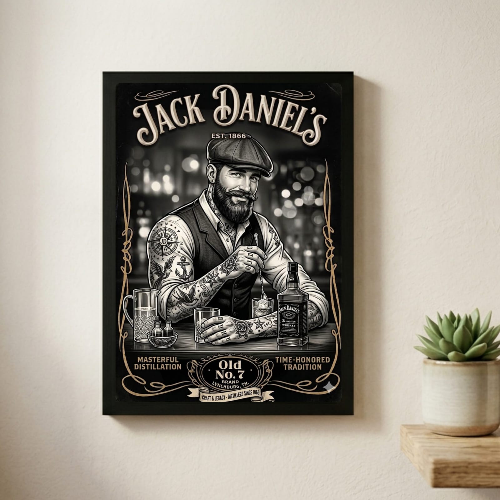 bar and restaurant decoration jack daniel's
