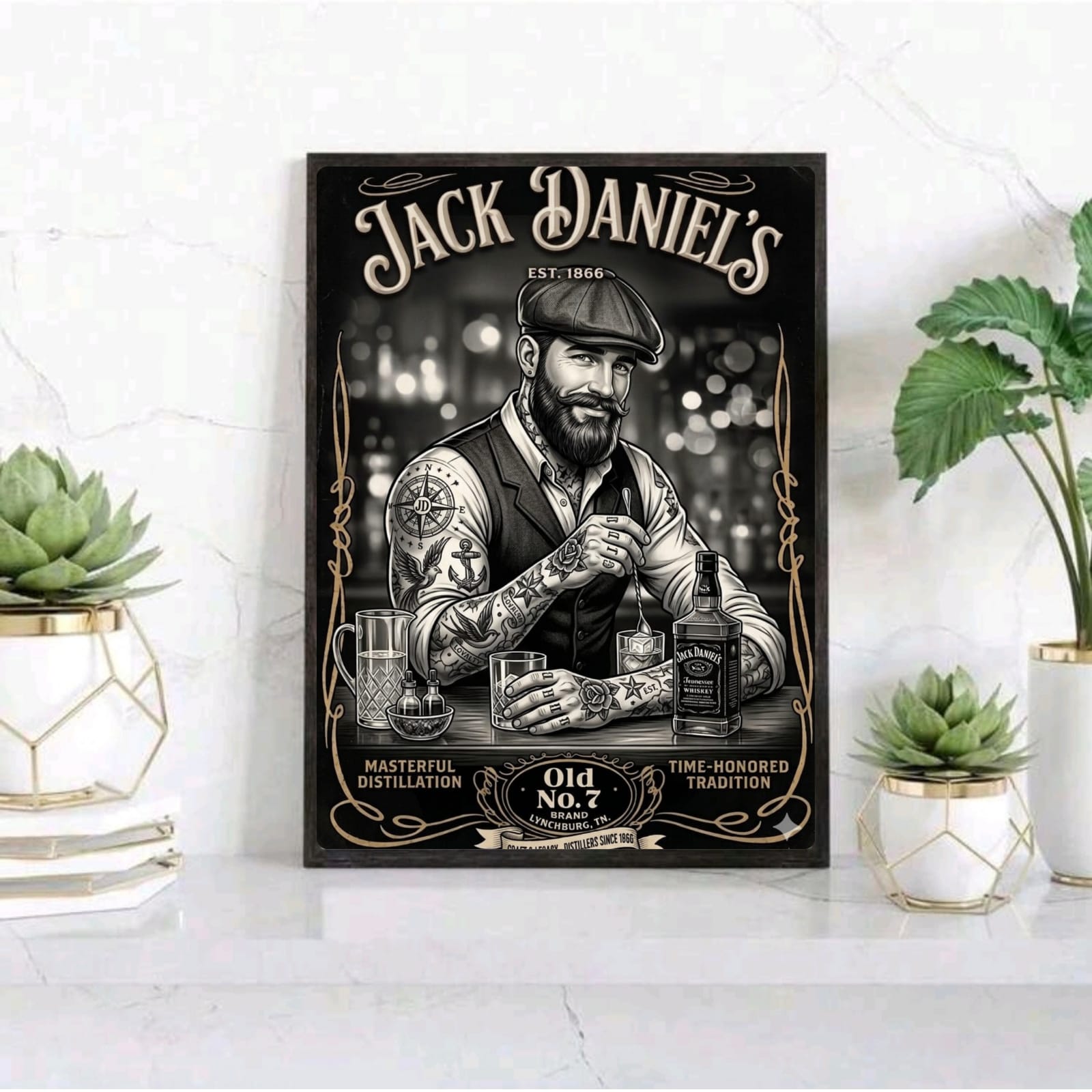 bar and restaurant decoration jack daniel's