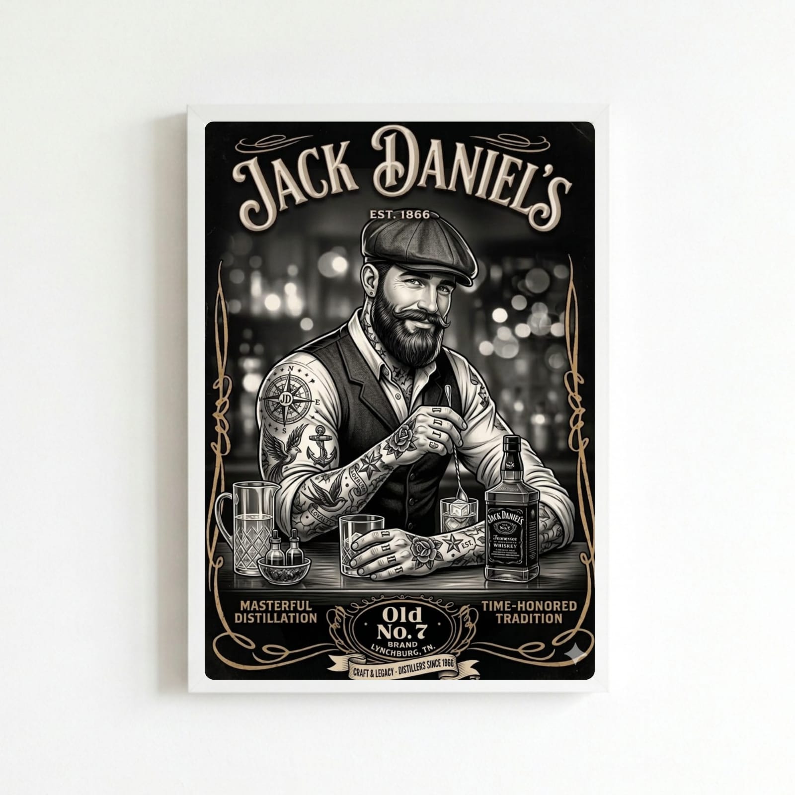 bar and restaurant decoration jack daniel's