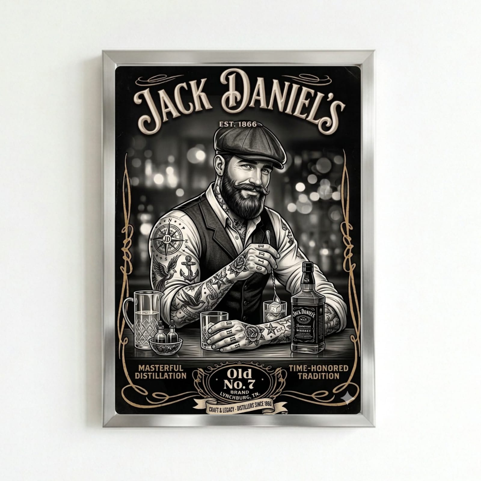 bar and restaurant decoration jack daniel's