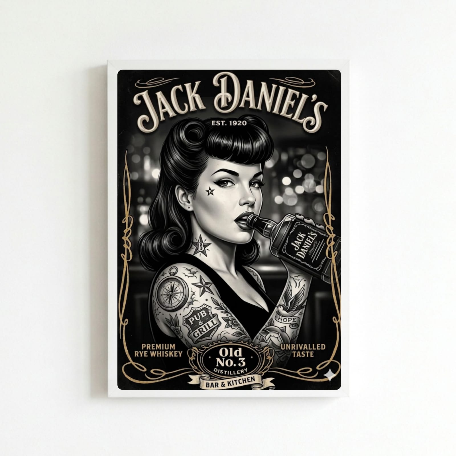 bar and restaurant decoration jack daniel's