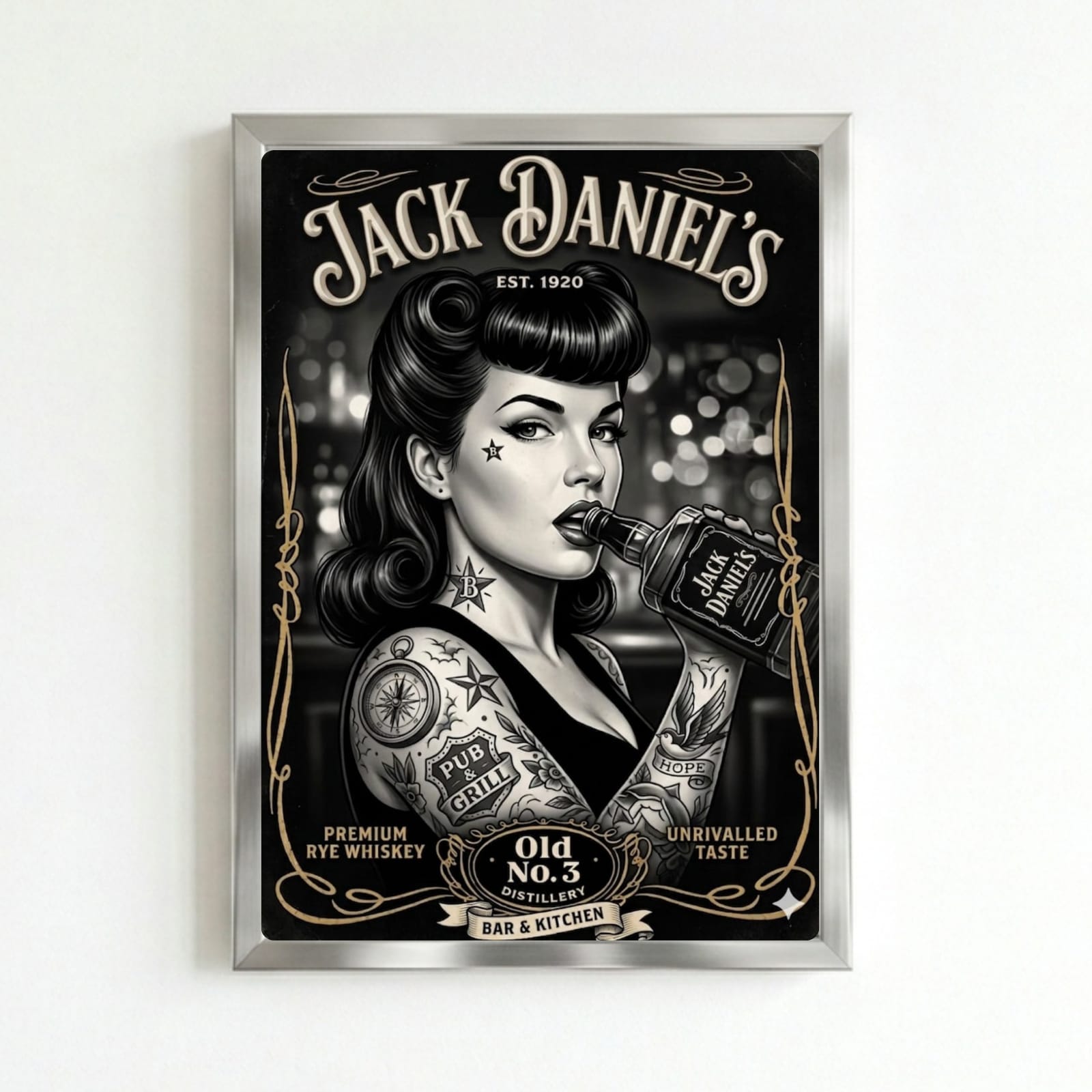 bar and restaurant decoration jack daniel's