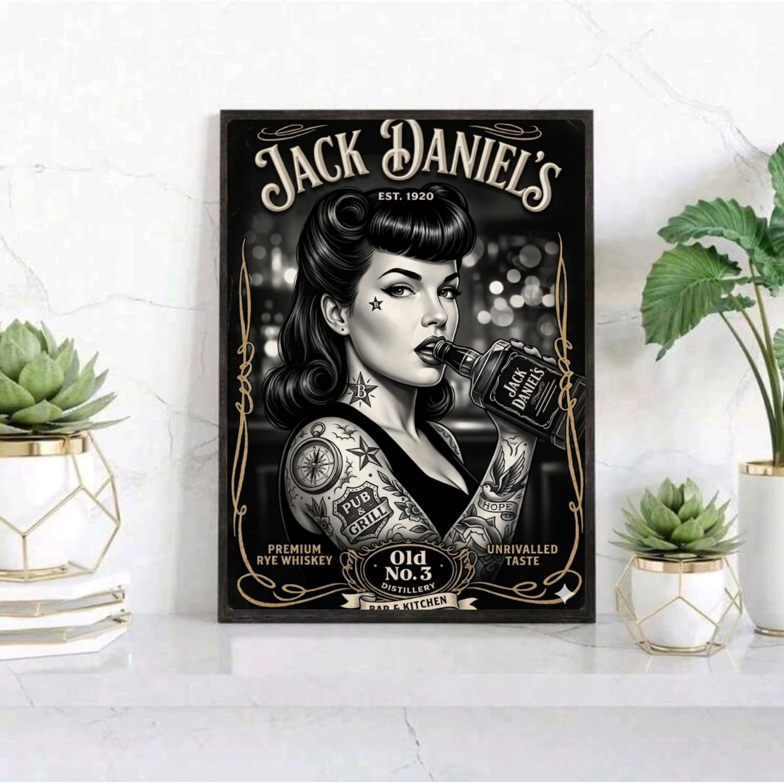 bar and restaurant decoration jack daniel's