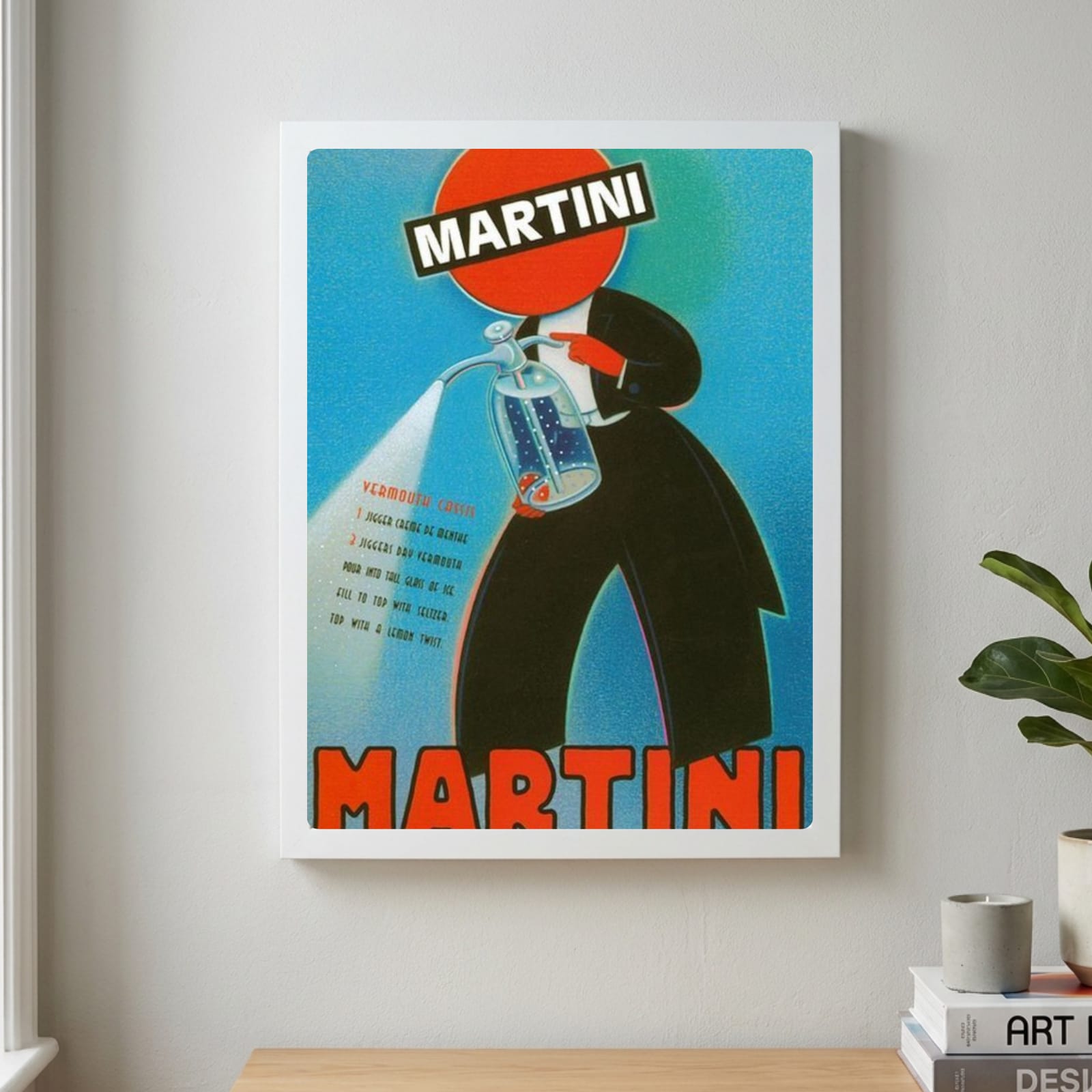 bar and restaurant decoration martini