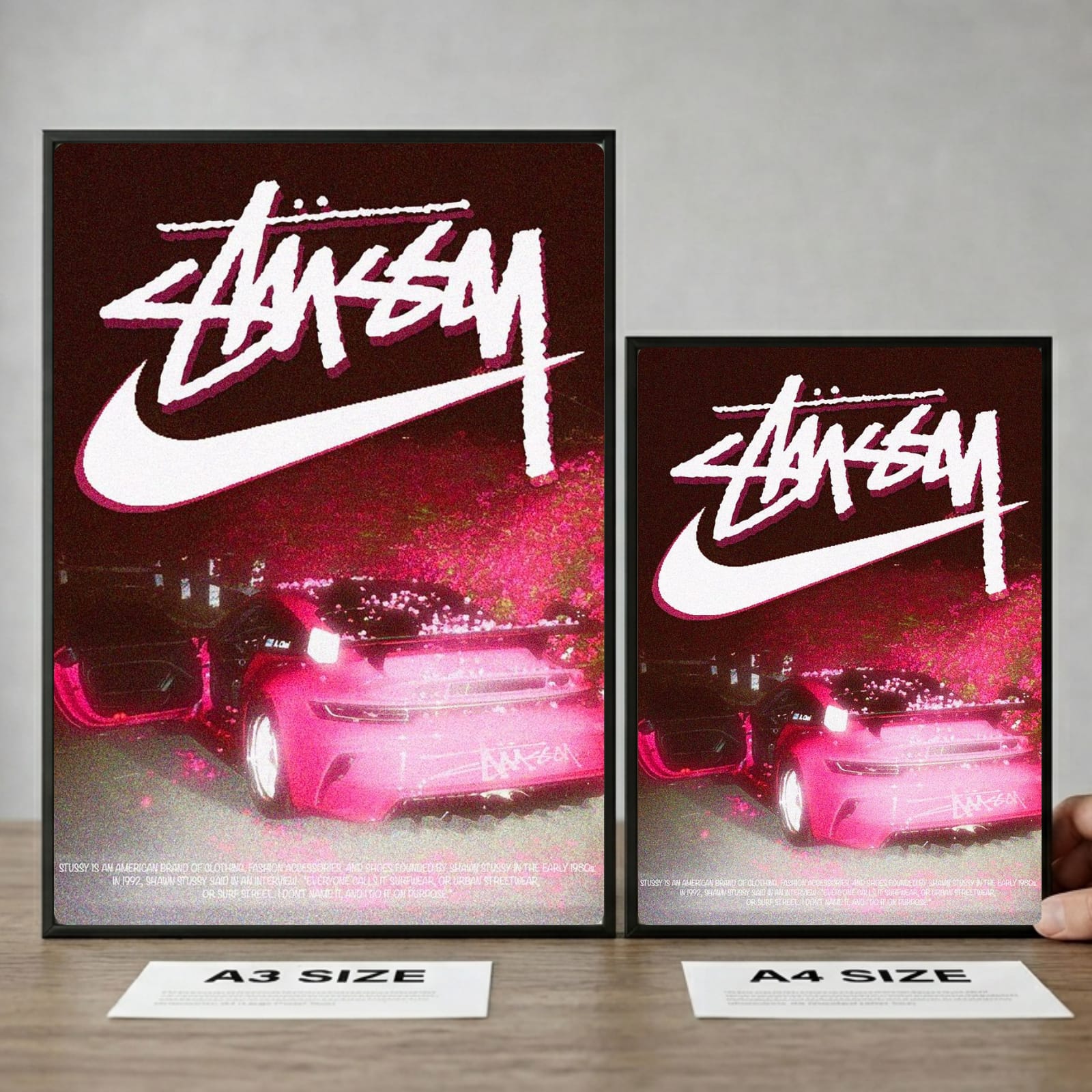 Stussy Nike poster