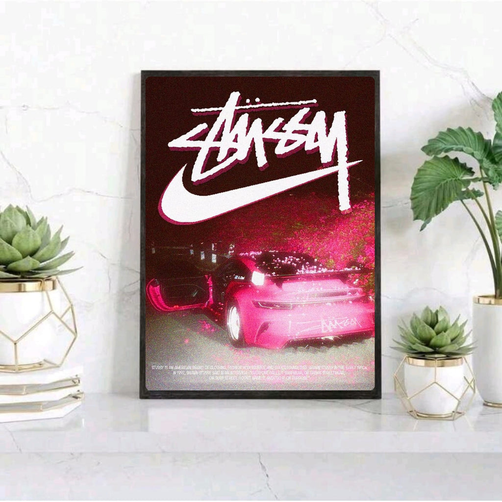 Stussy Nike poster