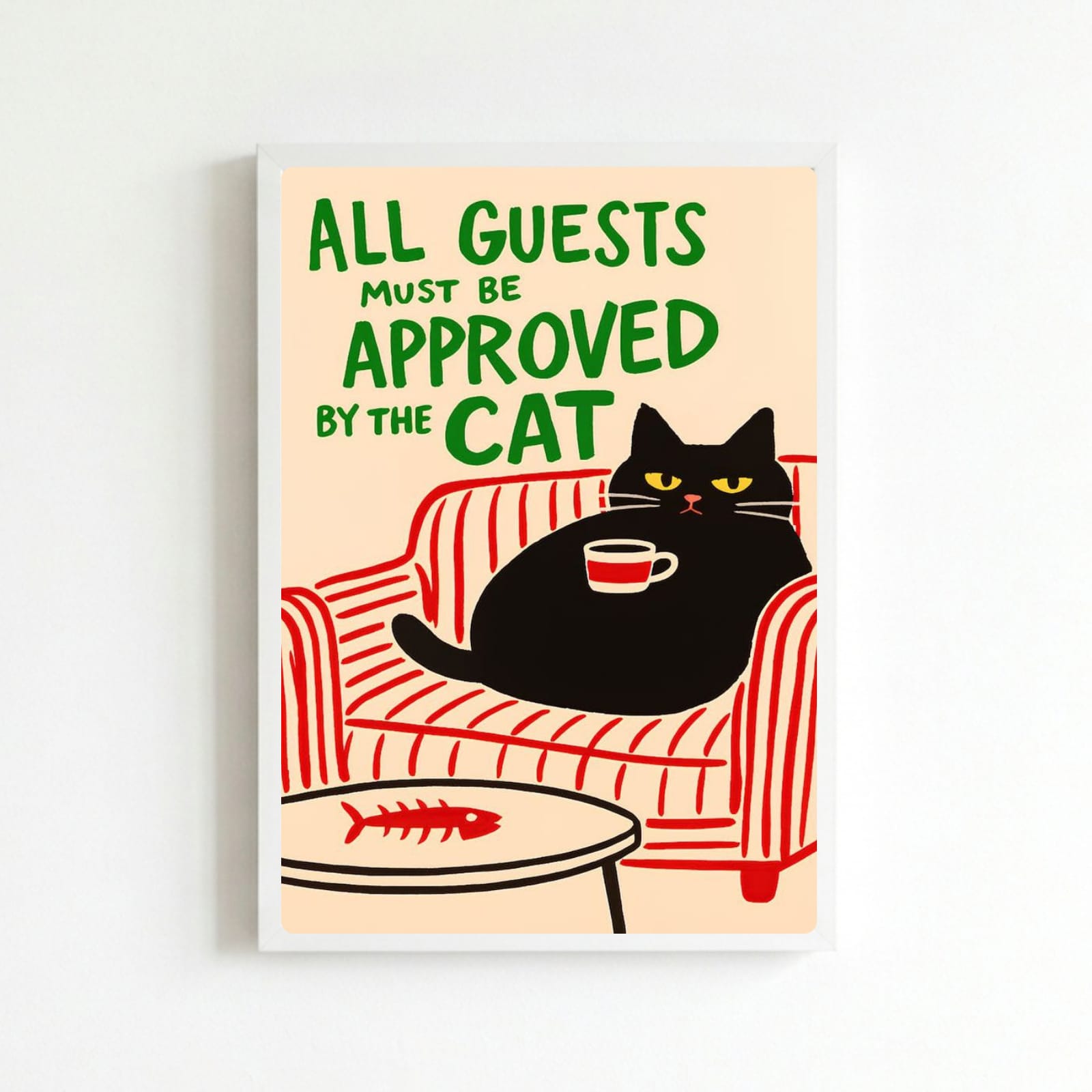restaurant deco cat