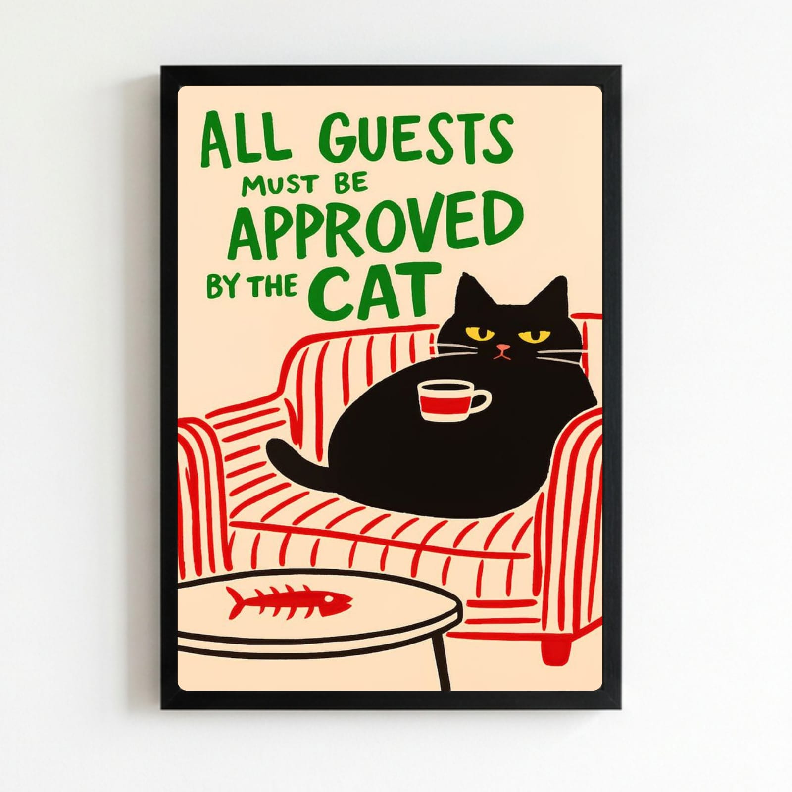 restaurant deco cat