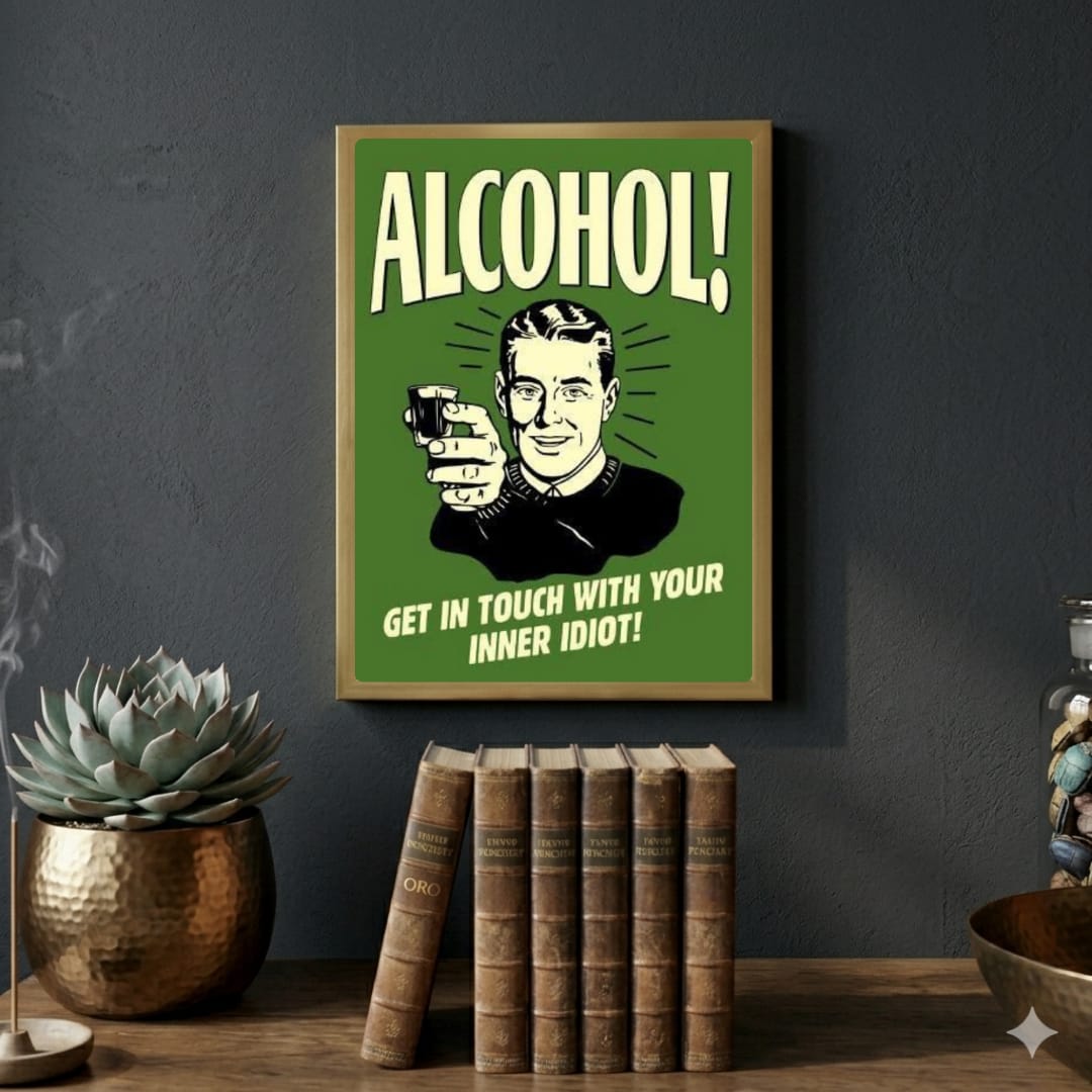 bar and restaurant decoration alcohol
