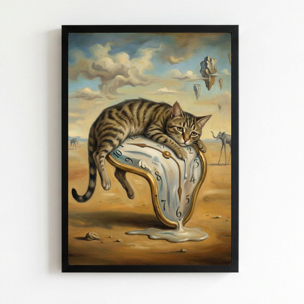Dali cat poster