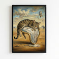 Dali cat poster