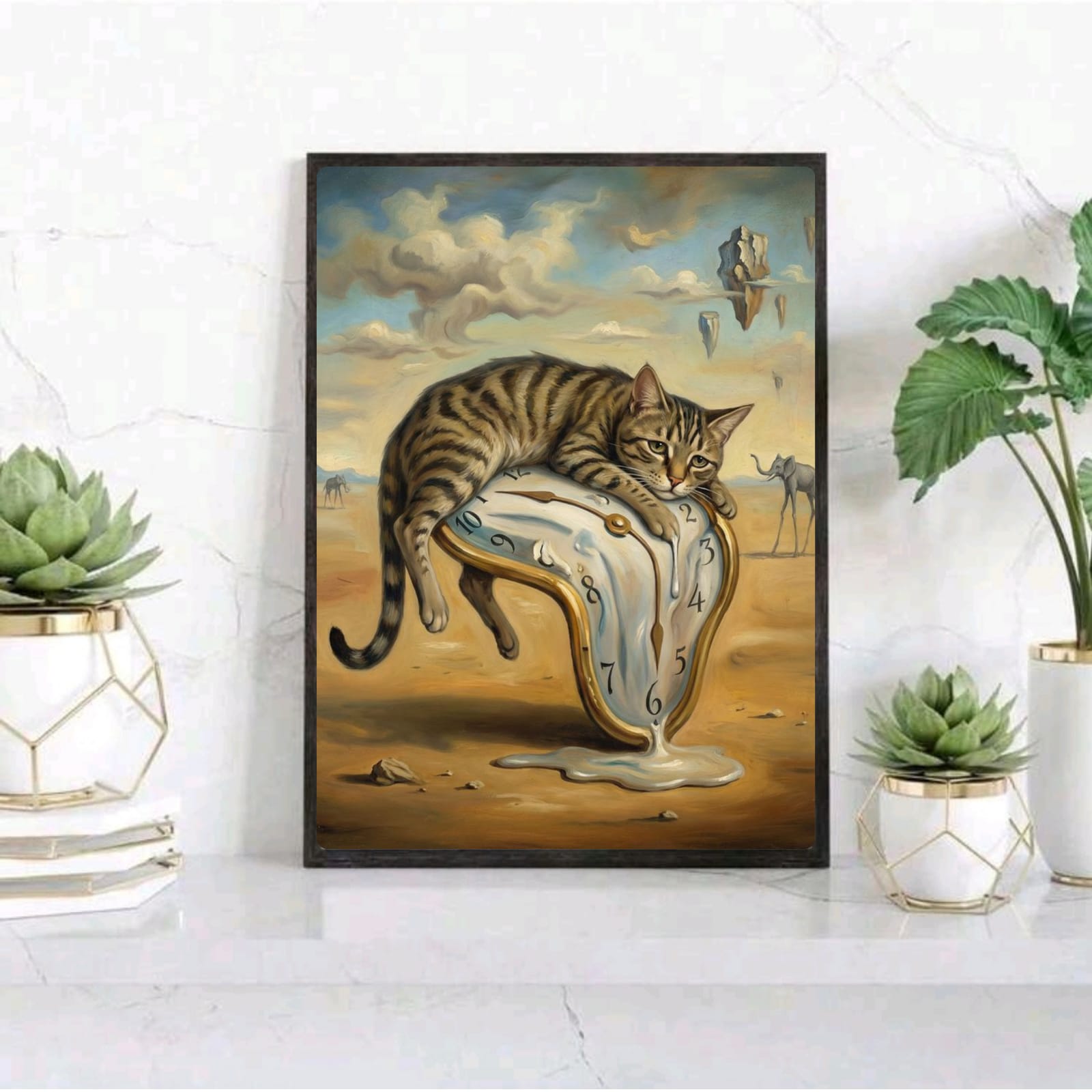 Dali cat poster