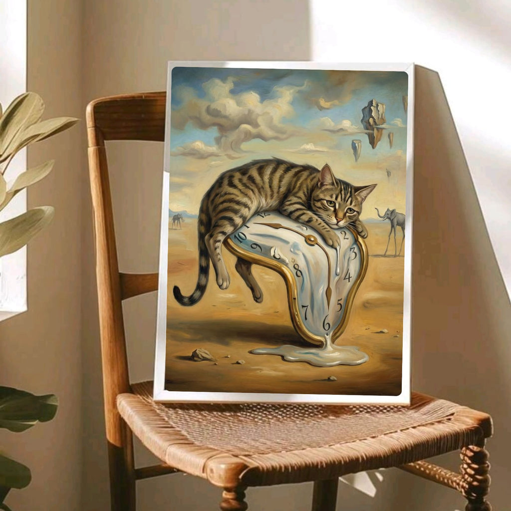 Dali cat poster