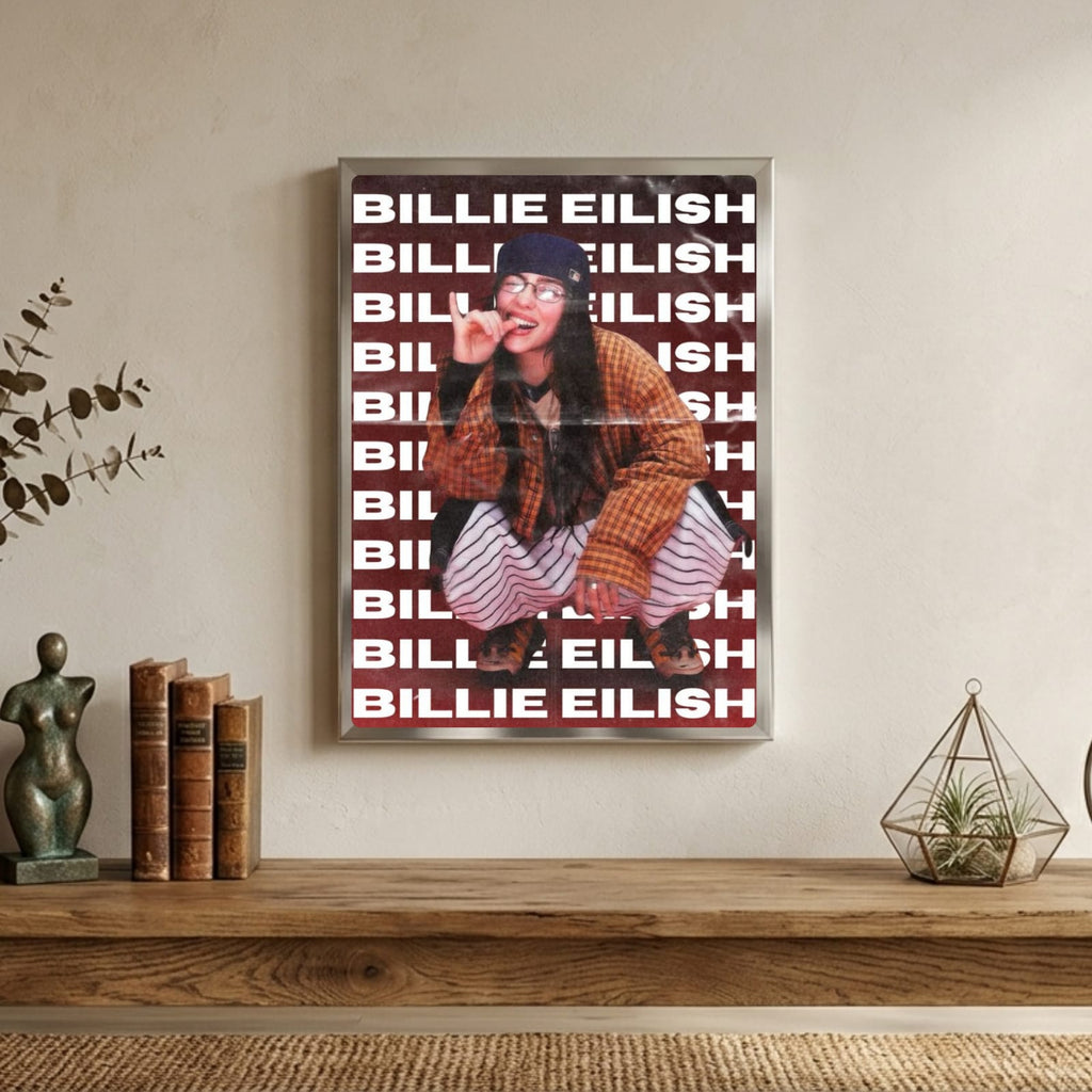 billie eilish - hit me hard and soft poster