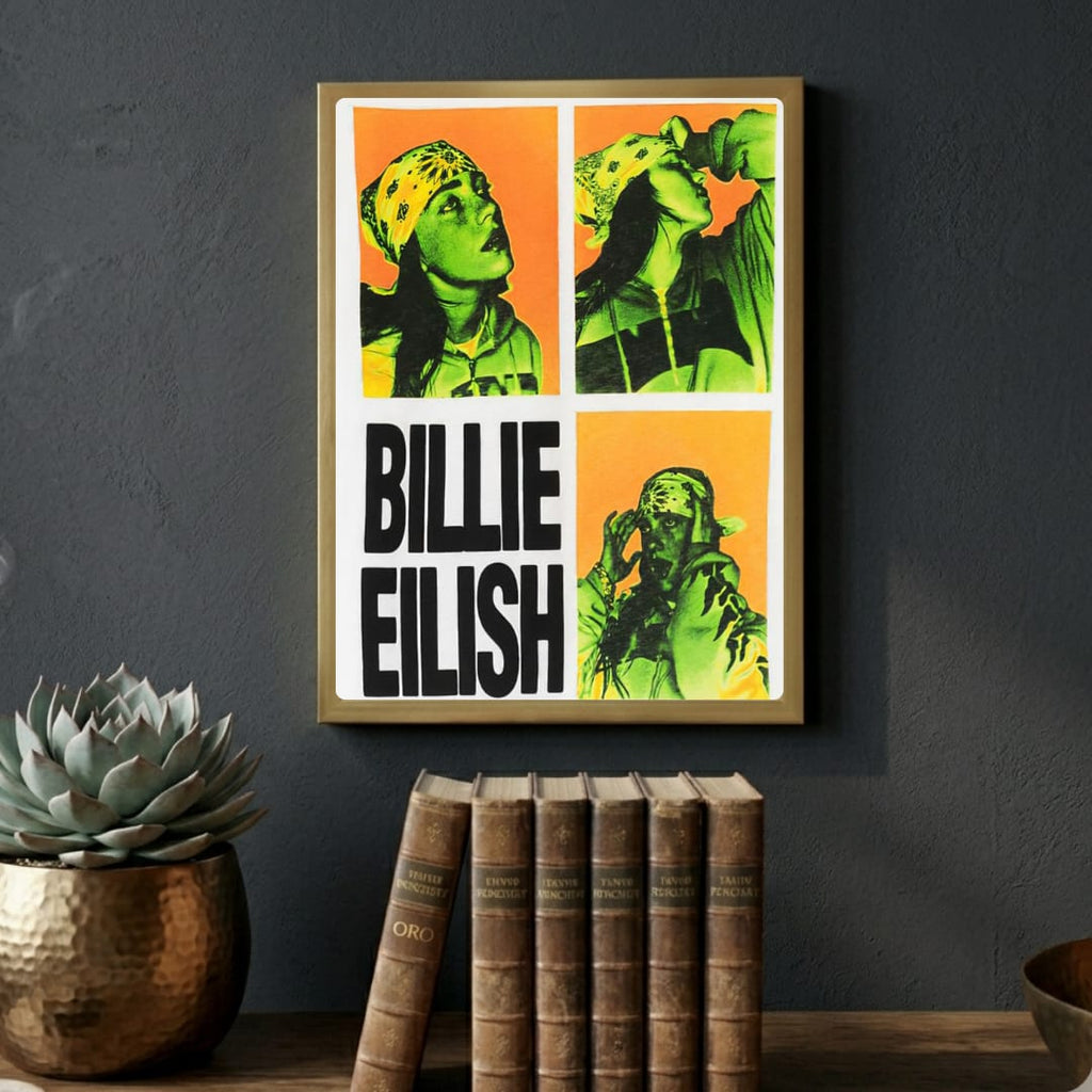 billie eilish - hit me hard and soft poster