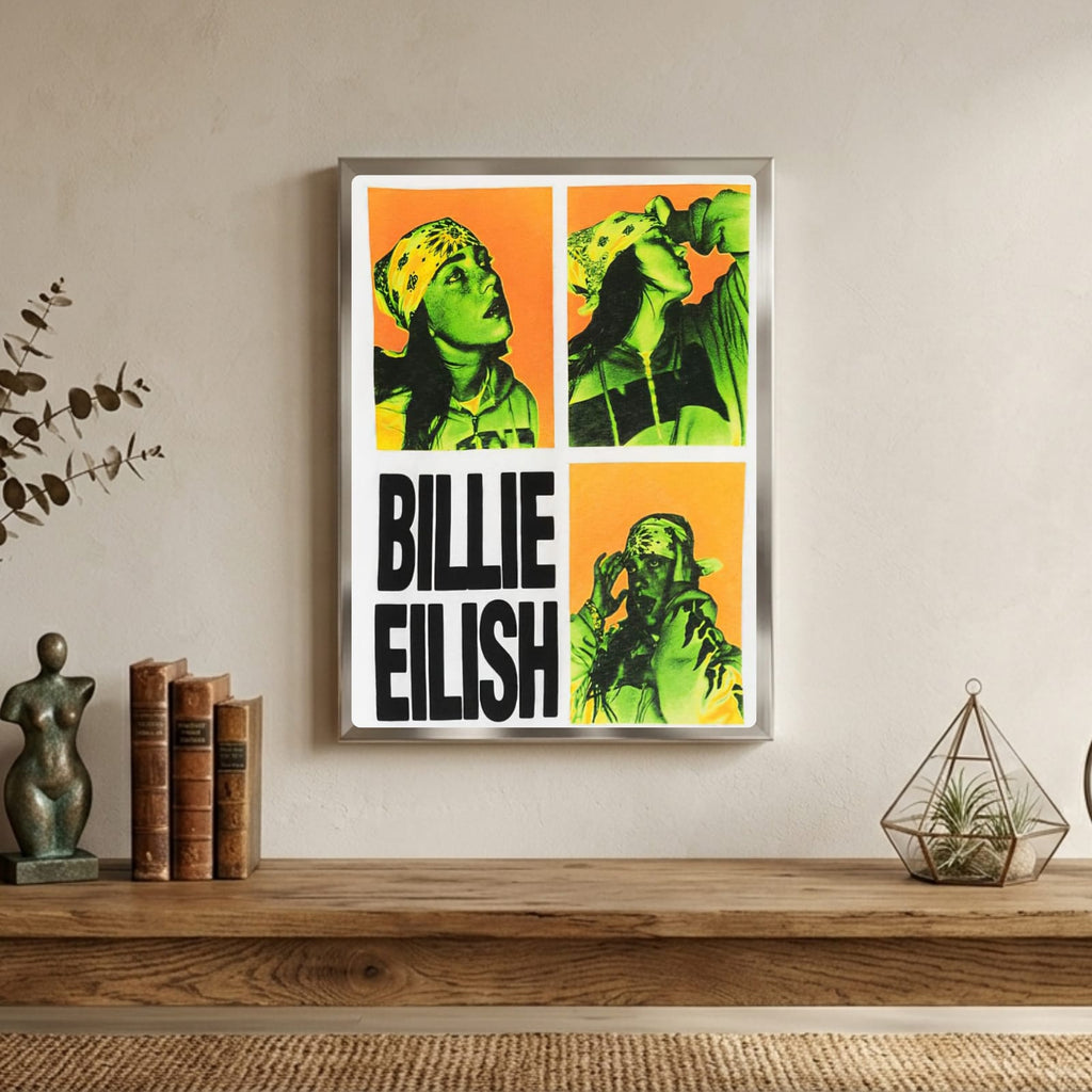 billie eilish - hit me hard and soft poster