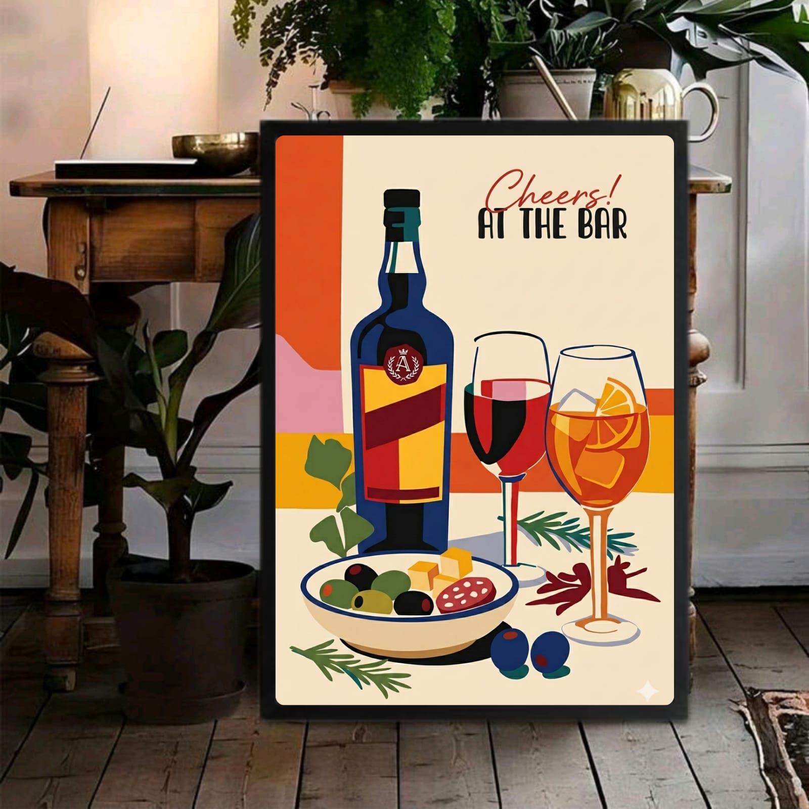 Bar and restaurant decor