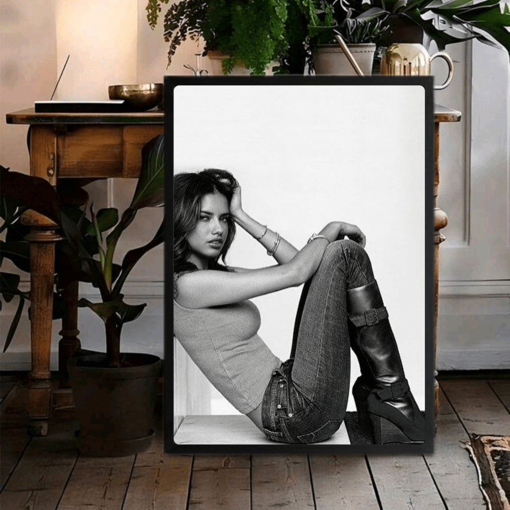 Adriana lima - Vibes DistrictAdriana lima poster GoldVibes District
