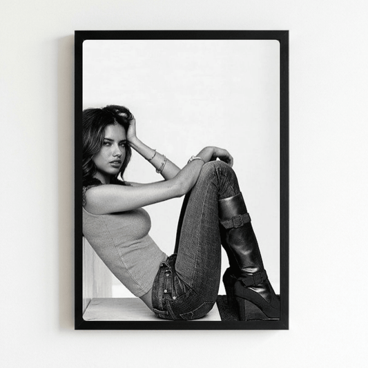 Adriana lima - Vibes DistrictAdriana lima poster NeroVibes District