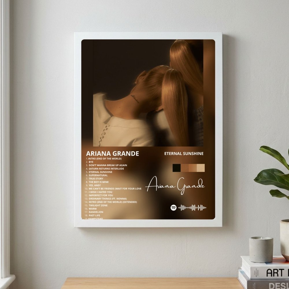 Ariana Grande – Eternal Sunshine Poster with Frame - Vibes DistrictAriana Grande – Eternal Sunshine Poster with Frame GoldVibes District