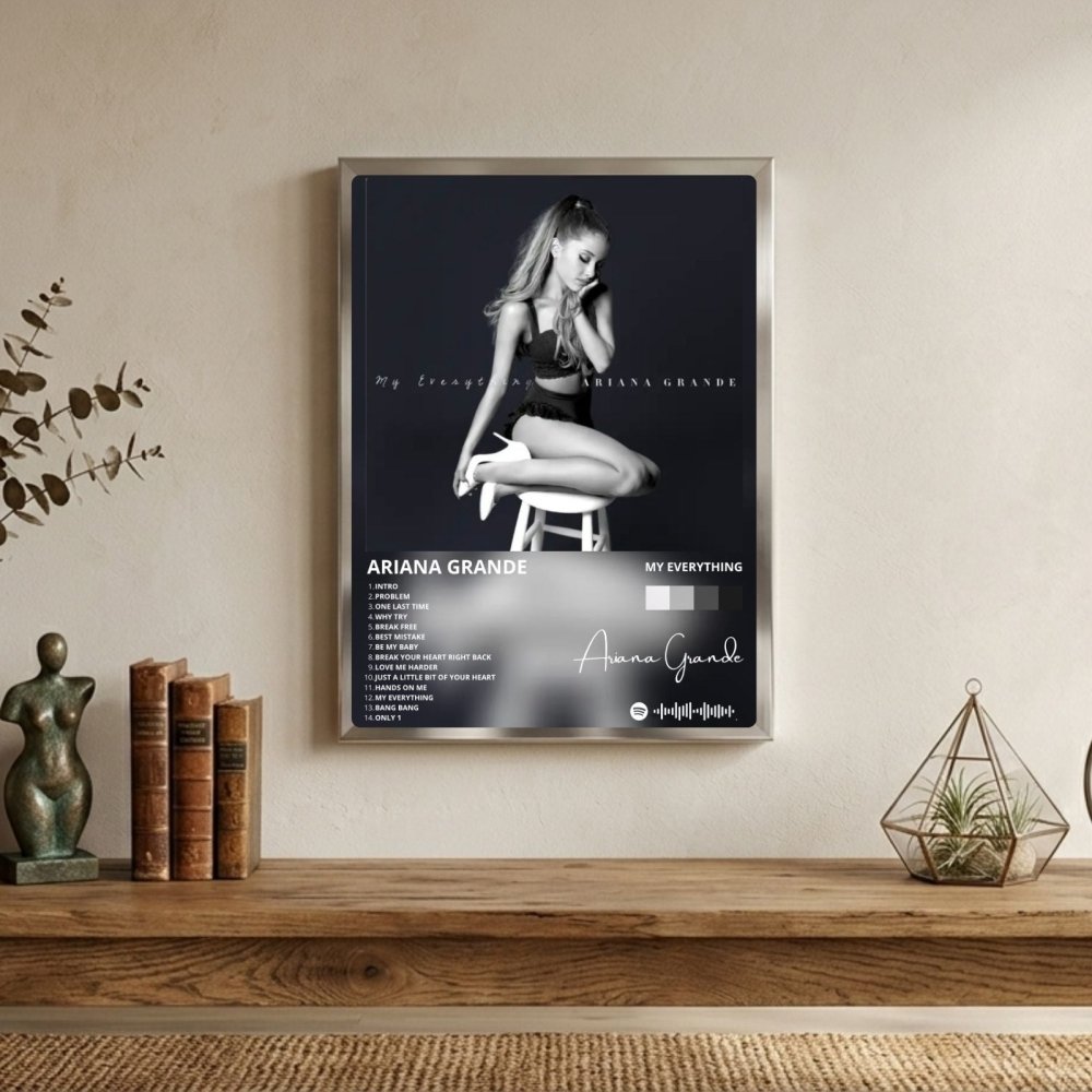 Ariana Grande – My Everything Poster with Frame - Vibes DistrictAriana Grande – My Everything Poster with Frame SilverVibes District