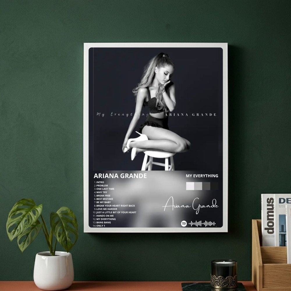 Ariana Grande – My Everything Poster with Frame - Vibes DistrictAriana Grande – My Everything Poster with Frame SilverVibes District