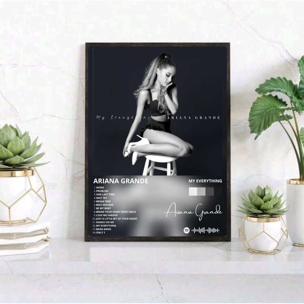 Ariana Grande – My Everything Poster with Frame - Vibes DistrictAriana Grande – My Everything Poster with Frame SilverVibes District