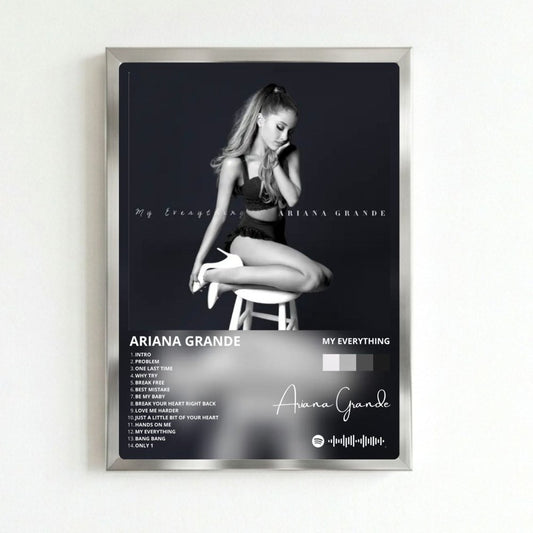 Ariana Grande – My Everything Poster with Frame - Vibes DistrictAriana Grande – My Everything Poster with Frame SilverVibes District