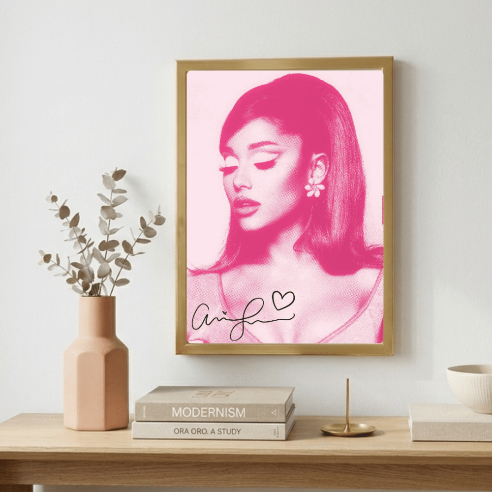 Ariana Grande - Positions Poster with Frame - Vibes DistrictAriana Grande - Positions Poster with Frame poster GoldVibes District