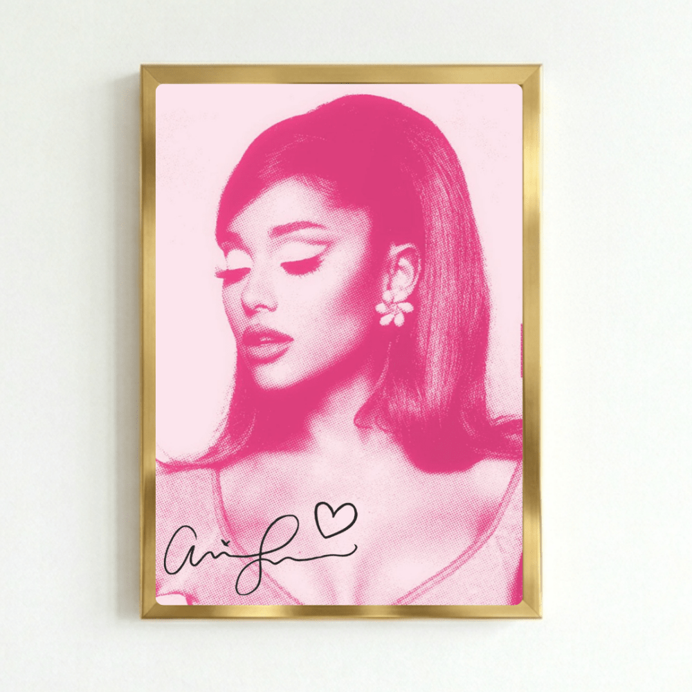 Ariana Grande - Positions Poster with Frame - Vibes DistrictAriana Grande - Positions Poster with Frame poster GoldVibes District