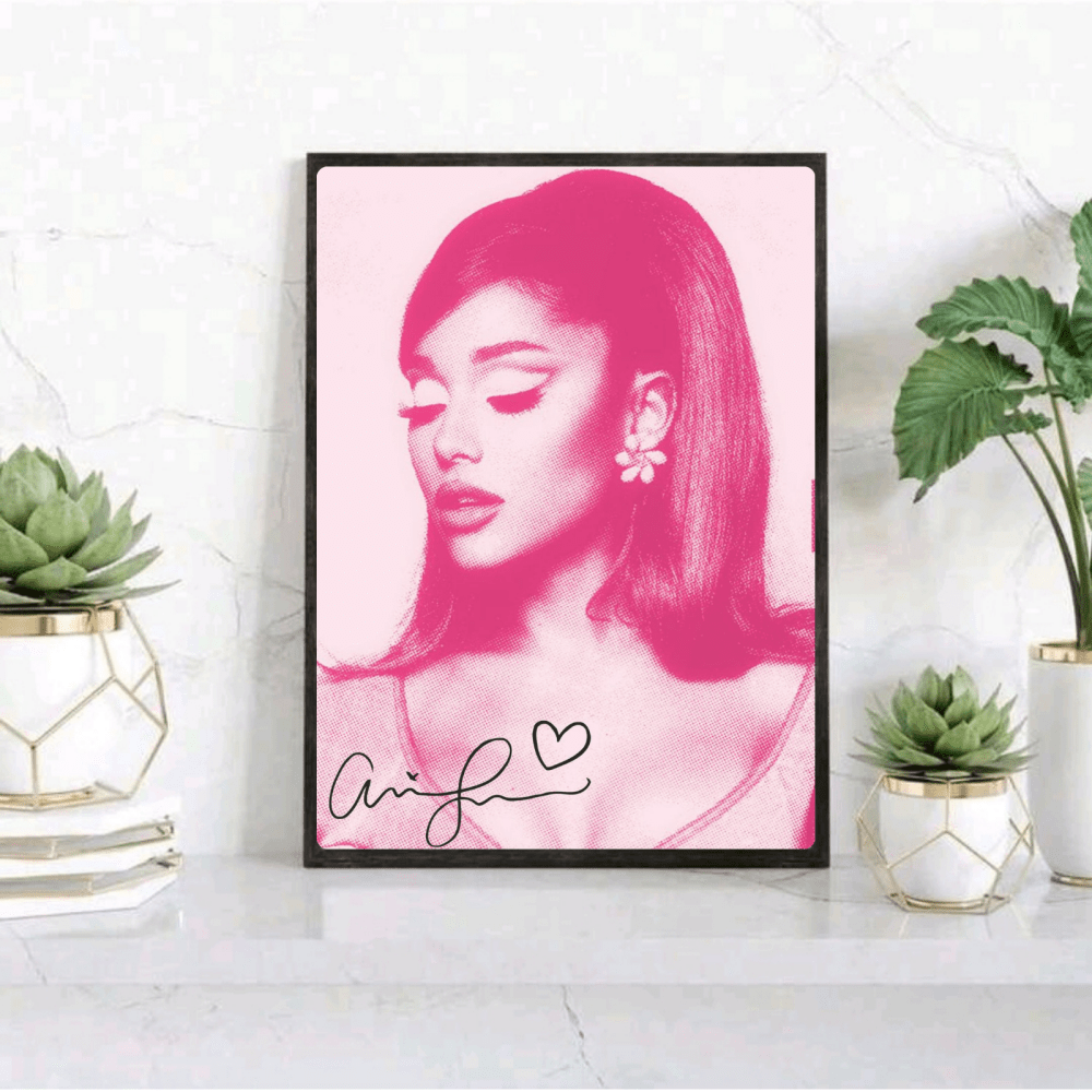 Ariana Grande - Positions Poster with Frame - Vibes DistrictAriana Grande - Positions Poster with Frame poster GoldVibes District