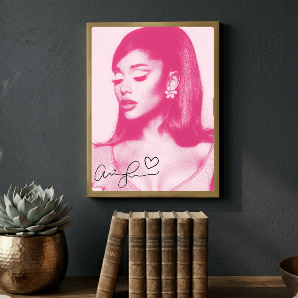 Ariana Grande - Positions Poster with Frame - Vibes DistrictAriana Grande - Positions Poster with Frame poster GoldVibes District