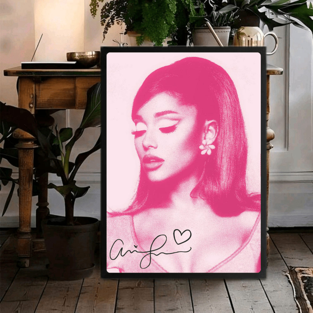 Ariana Grande - Positions Poster with Frame - Vibes DistrictAriana Grande - Positions Poster with Frame poster GoldVibes District
