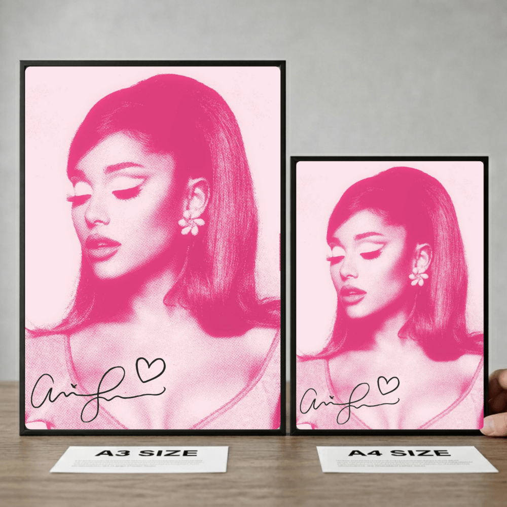 Ariana Grande - Positions Poster with Frame - Vibes DistrictAriana Grande - Positions Poster with Frame poster GoldVibes District