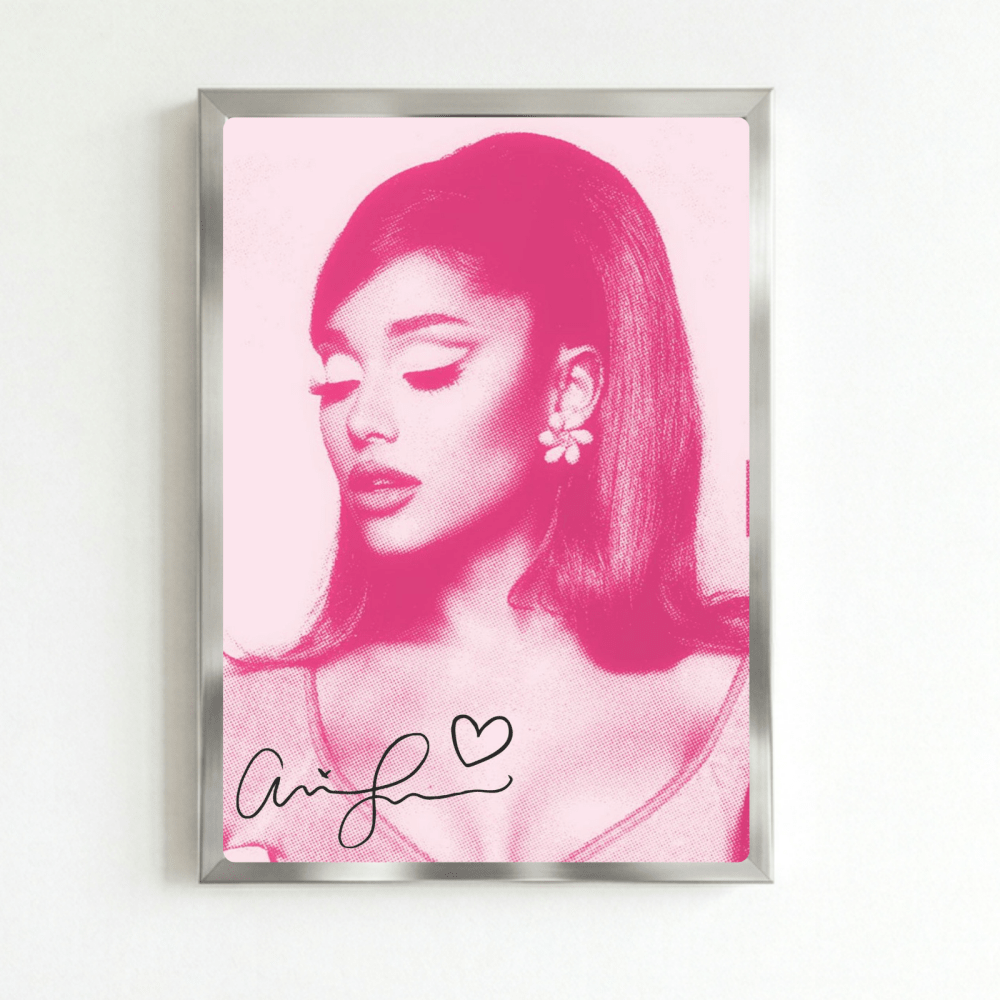 Ariana Grande - Positions Poster with Frame - Vibes DistrictAriana Grande - Positions Poster with Frame poster SilverVibes District