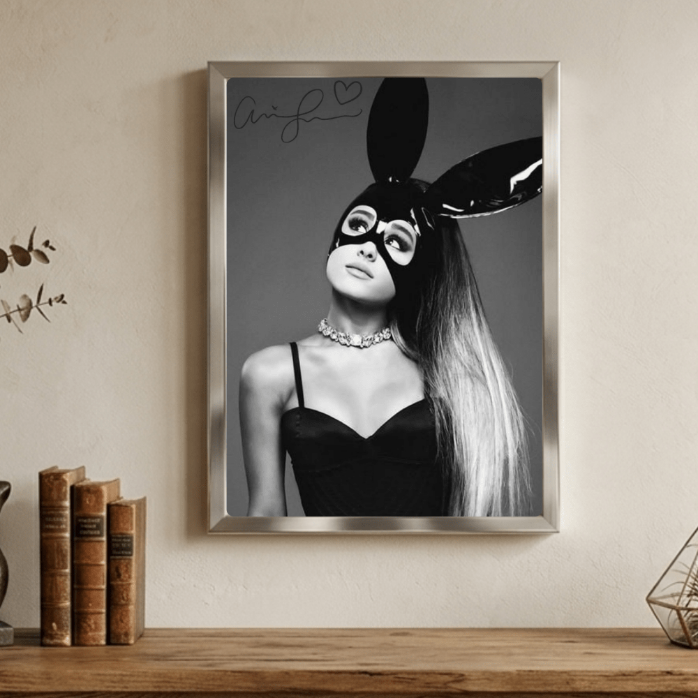 Ariana Grande Poster with Frame - Vibes DistrictAriana Grande Poster with Frame poster GoldVibes District