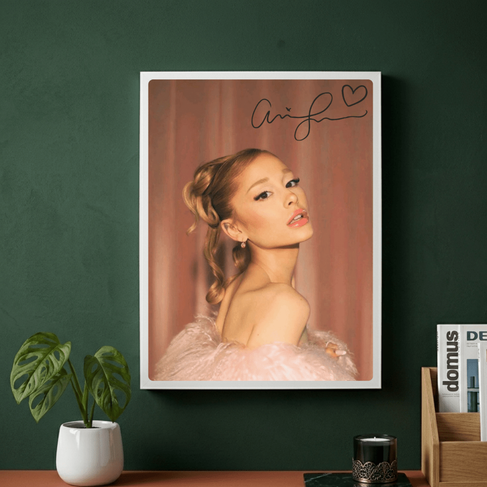 Ariana Grande Poster with Frame - Vibes DistrictAriana Grande Poster with Frame poster GoldVibes District