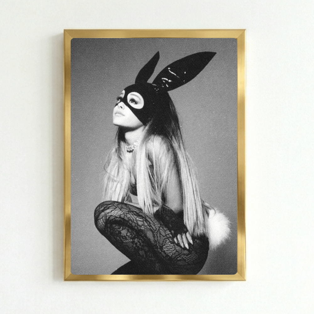 Ariana Grande Poster with Frame - Vibes DistrictAriana Grande Poster with Frame poster GoldVibes District