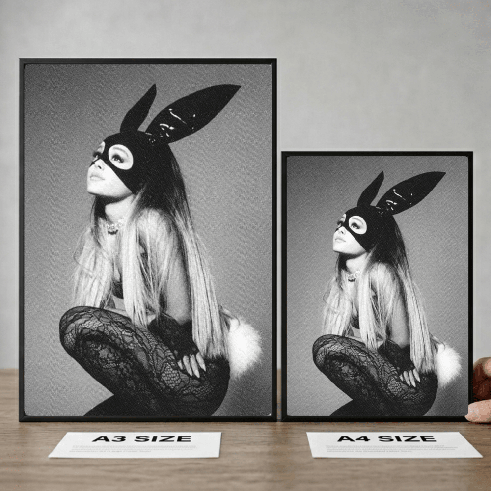 Ariana Grande Poster with Frame - Vibes DistrictAriana Grande Poster with Frame poster GoldVibes District