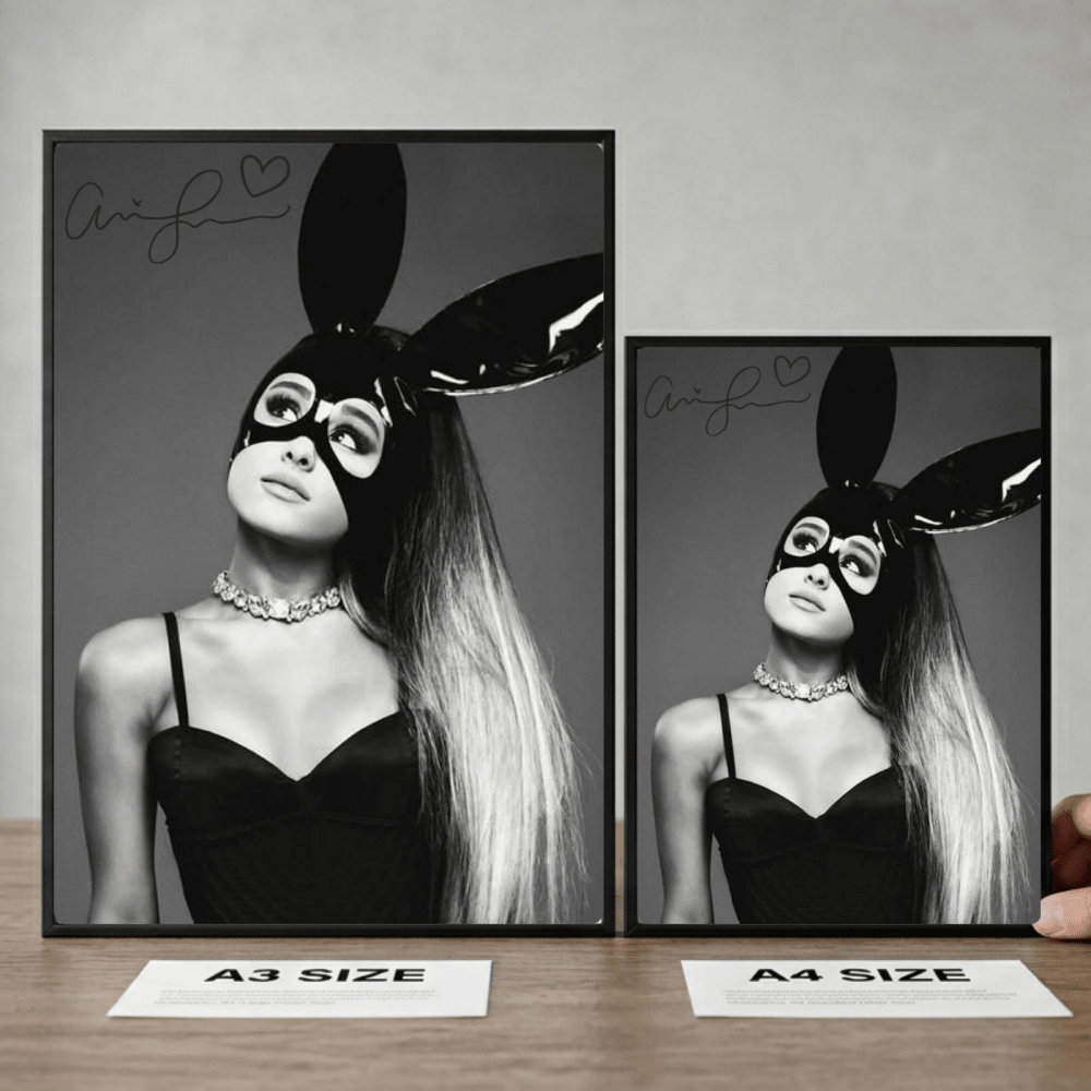 Ariana Grande Poster with Frame - Vibes DistrictAriana Grande Poster with Frame poster GoldVibes District