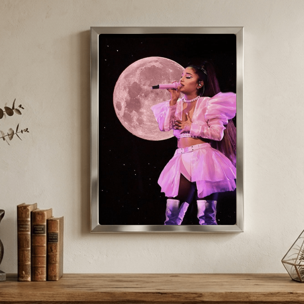 Ariana Grande Poster with Frame - Vibes DistrictAriana Grande Poster with Frame poster GoldVibes District
