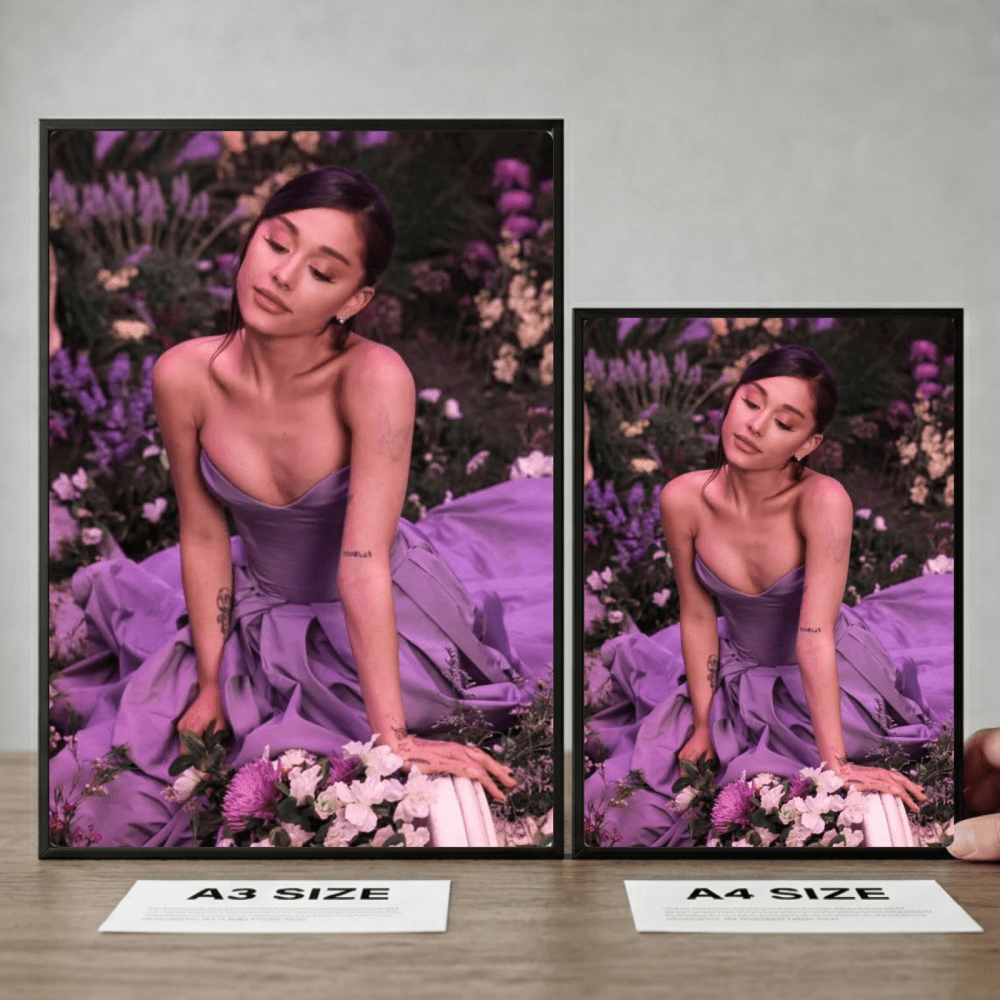 Ariana Grande Poster with Frame - Vibes DistrictAriana Grande Poster with Frame poster GoldVibes District