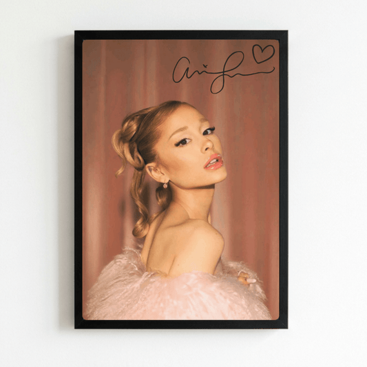 Ariana Grande Poster with Frame - Vibes DistrictAriana Grande Poster with Frame poster NeroVibes District