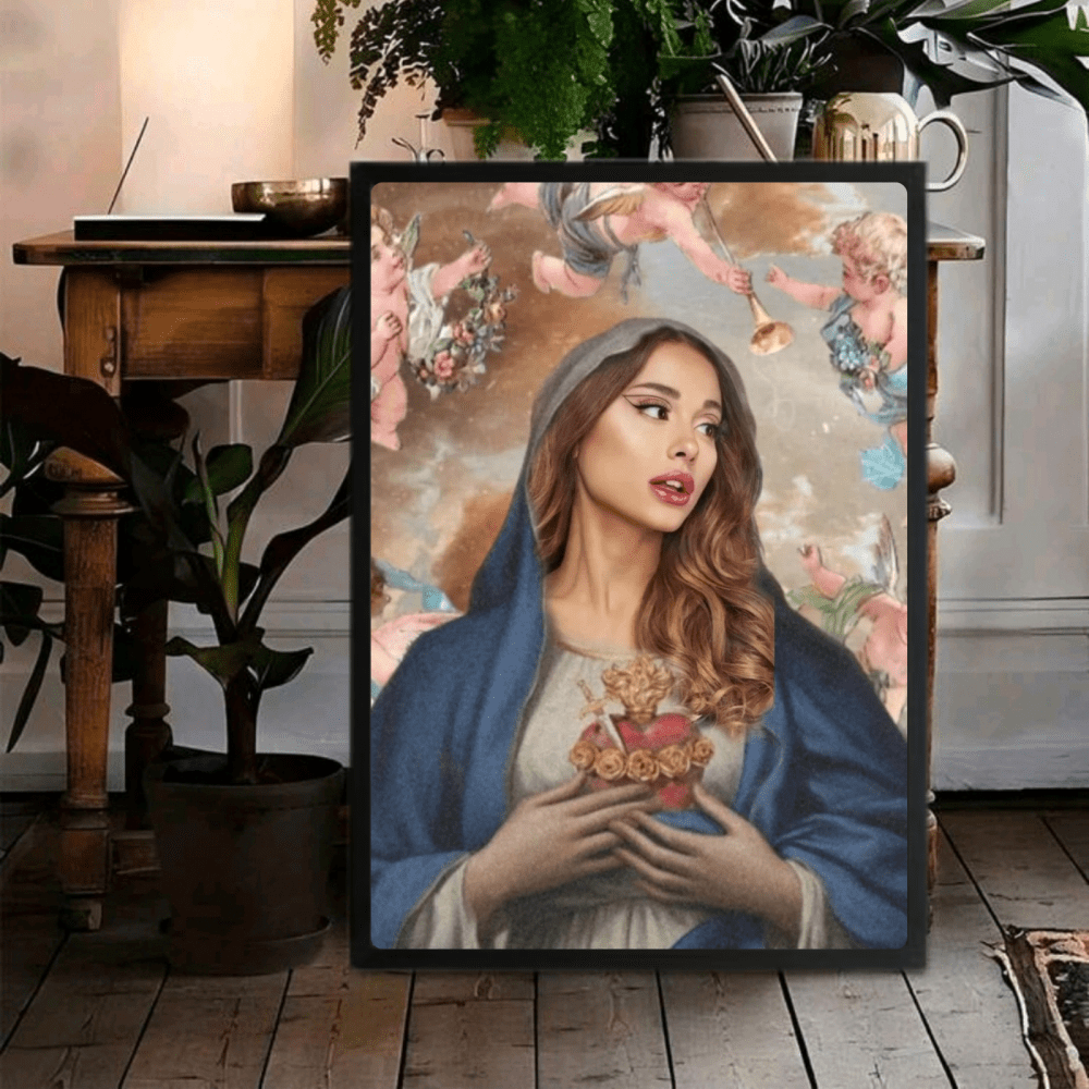 Ariana Grande Poster with Frame - Vibes DistrictAriana Grande Poster with Frame poster GoldVibes District