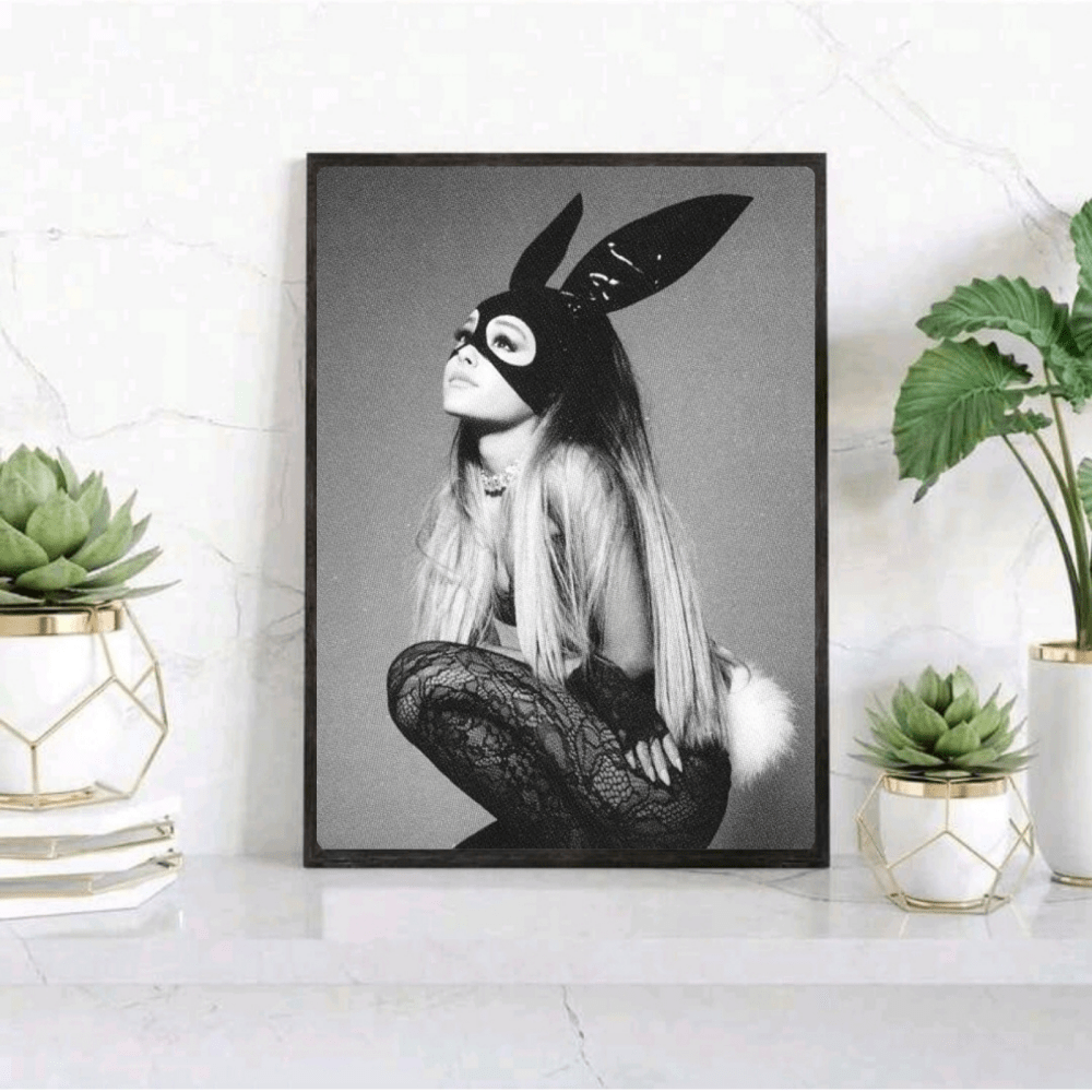 Ariana Grande Poster with Frame - Vibes DistrictAriana Grande Poster with Frame poster GoldVibes District