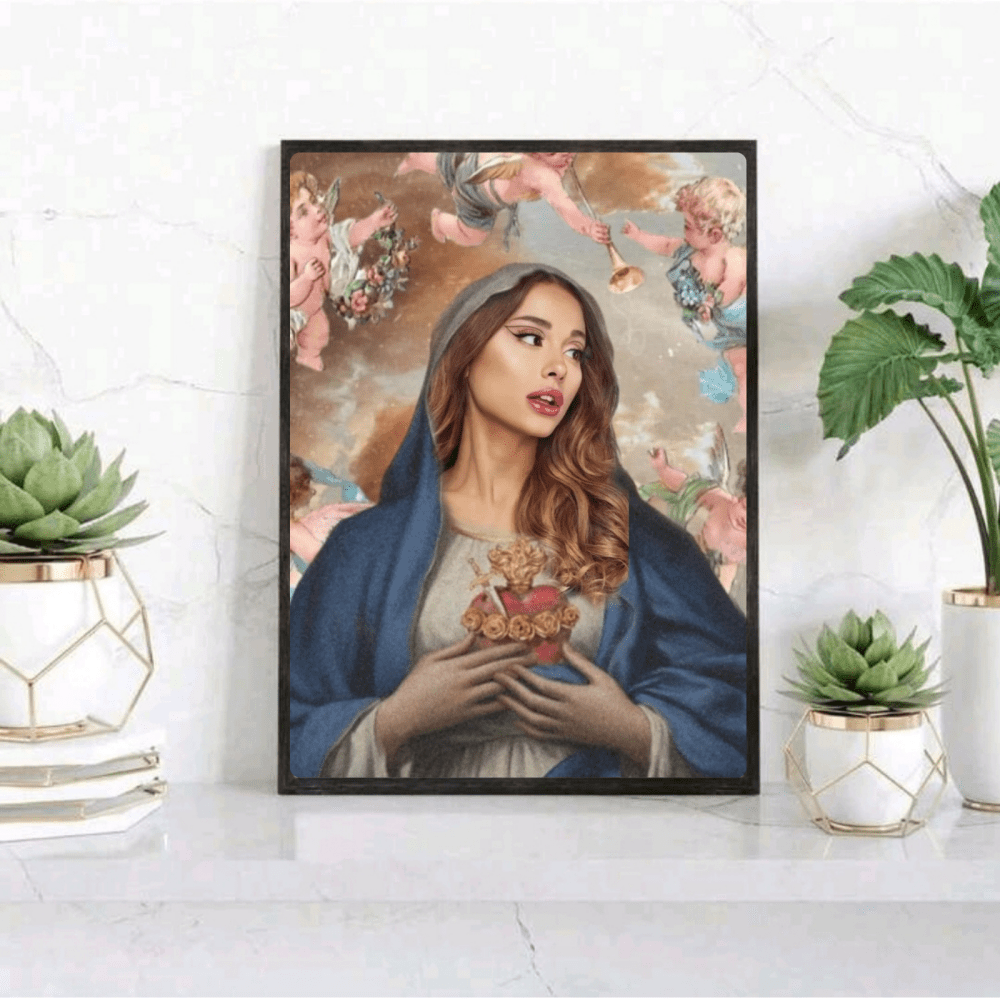 Ariana Grande Poster with Frame - Vibes DistrictAriana Grande Poster with Frame poster GoldVibes District