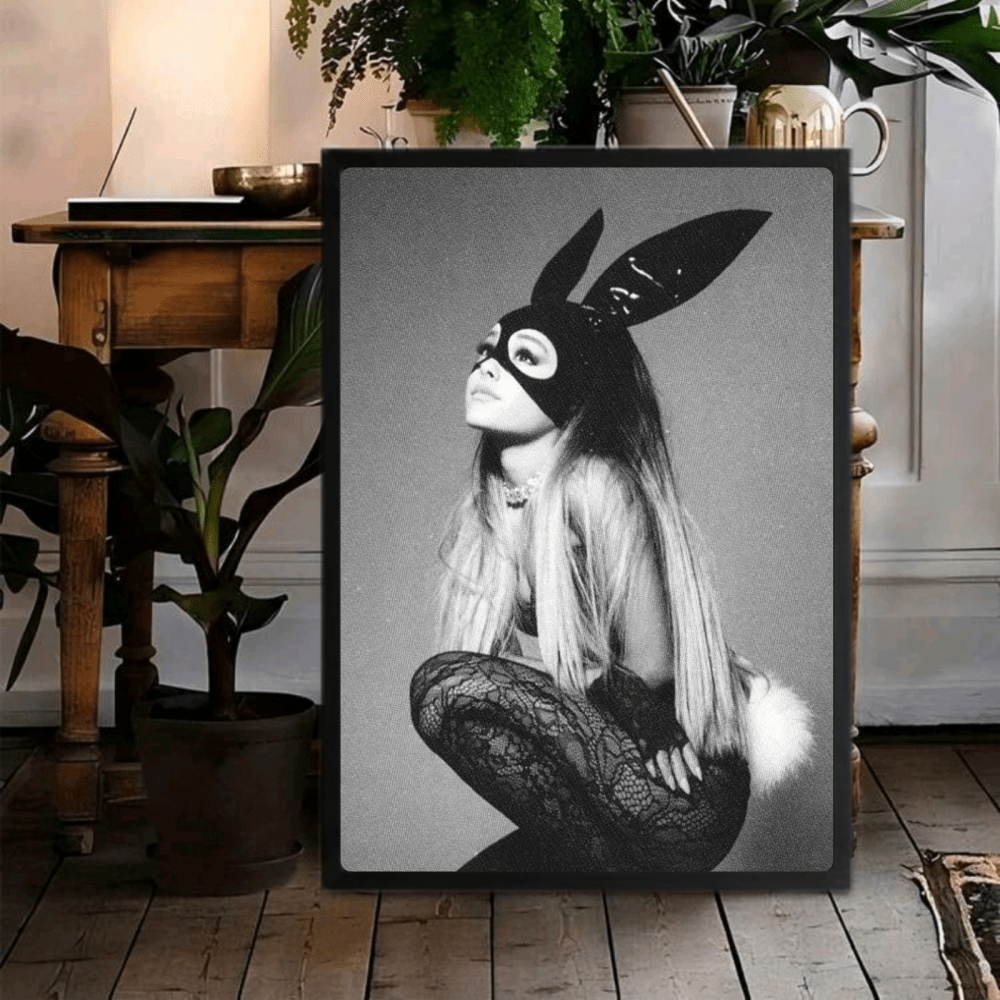 Ariana Grande Poster with Frame - Vibes DistrictAriana Grande Poster with Frame poster GoldVibes District