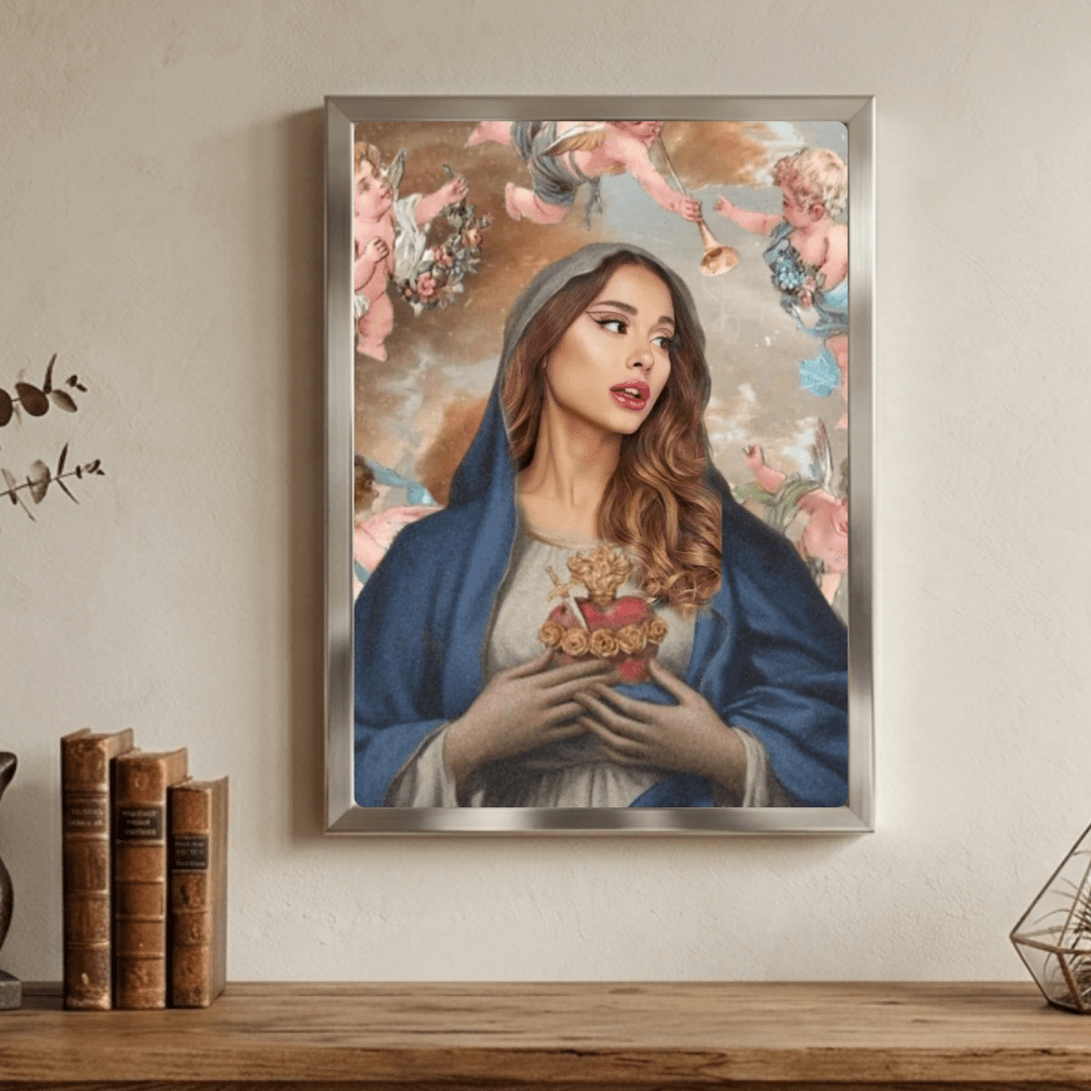 Ariana Grande Poster with Frame - Vibes DistrictAriana Grande Poster with Frame poster GoldVibes District