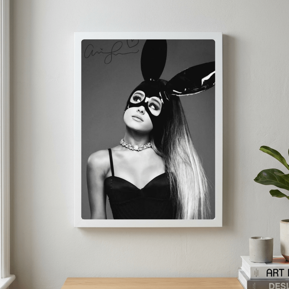 Ariana Grande Poster with Frame - Vibes DistrictAriana Grande Poster with Frame poster GoldVibes District
